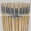 #1~#12 Artist Long Natural Wood Handle Round Bristle Brush