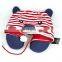 New style custom u shape travel neck pillow with hat fashion soft plush stuffed animal u pillow