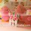 2015 hot new design pink hippo animal plush toy