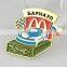 Soft enamel metal festival lapel pins
