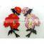 Customzied design new style rose embroidery patch