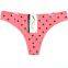 Yun Meng Ni Sexy Underwear Five-star Printing Thong Bikini Women's Panties Stock Wholesale T-back