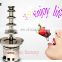 5-Layers Stainless Steel Chocolate Fountain Machine 5 Chocolate Fountain For Hotel