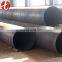 black steel spiral welded pipe beveled end