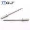 Galvanized Steel Countersunk Head Aluminum Steel Single Head Rivets 6 mm