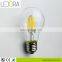 2016 top selling led filament bulb A19 A60 4W 6W 8W 10W no flicker led light