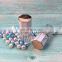 Gold Mini packing recycled  Refillable   Marble Pattern Empty Lip Gloss Tubes  Refillable for travel