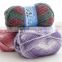 Long space dyed gradient color acrylic and nylon blended air yarn ball