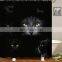 i@home fashionably dropshipping black color cat waterproof 3d shower curtain decor 180cm x 180cm