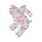 Baby Girls Boutique Outfits Floral Printed Sleeve Romper And Long Trousers Girls Autumn 2019 Super Beauty  Kids Clothing Set