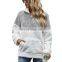 High Quality New Stitching Pullover Tie-dye Plush Sweater Loose Women Jacket