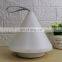 For home decoration plastic white table light Pyramid shaped Moveable desk lamp