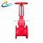 ggg50 DN200 Rising Stem Resilient Seated Flanged Fire Gate Valve 8 inch soft seal sluice os&y gate valve cast iron gate valve