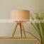 Burlywood Wooden table lamp modern industrial style nice look table lamps for home decor 2018 hot sale