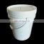 5 Gallon Economy PP White Plastic Buckets with Lid