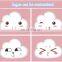 Cute PVC Vinyl Night Light Cloud Shape for Children,Chic Lovely a little Cloud LED Night Lamp for Baby Bedroom
