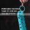 GiNT 580ml Manufactory Custom Logo Portable Glass Water Cup Anti-scald Glass Water Bottle with Handle
