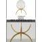 Crystal corner table home livingroom lighting ball art display wedding table centrepiece