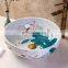New arrival small size high temperature burning porcelain sink