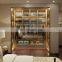 Customized Design Aluminum Glass Door Wardrobe Open Cloakroom