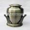 silver coloure elegant brass metal shiny indian urns