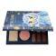 Unbranded empty makeup palette customise color oem cardboard eyeshadow with stainless steel pan