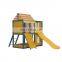 kids commercial wood park outdoor playground equipment plastic slide swing sets backyard