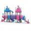 kindergarten outdoor playground plastic playground plastic playground with swing