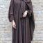 Abaya Women Plain Long Dress Muslim Kaftan Islamic Jilbab Maxi Robe Gown