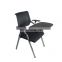 integrated convenient plastic meeting portable backrest training conference mesh office chair with folding writing board