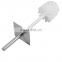 High Quality Hotel Durable Fancy Bathroom Stainless Steel Toilet Brush Cleaning Holder With Acrylic Makeup Brush Head Prices Pla