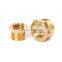 SNS BB Series pneumatic hexagon male to female threaded reducing straight connector quick coupler brass bushing pipe fitting