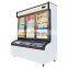 Commercial  large vegetables drink display freezer cooler restaurant BBQ meat refrigerator preservation freezing cooler display
