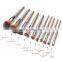 2020 new makeup brush Best selling creative fashion makeup brushes cosmetic 10pcs kabuki champagne gold makeup brush