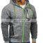 Custom Wholesale Zipper Hoodies body warmer for men Sweatshirts Hoodies