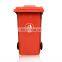 Hot sale outdoor industrial white 13 gallon trash can with lid