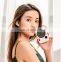 2021 new design usb portable rechargeable neck fan wireless mini fan with LCD screen