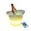 Mini Ice Bucket RGB Color Change Battery Control Drink Barware KTV Bars Wine Champagne Beer Cooler