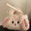 37Cute rabbit bag plush bag cartoon children's girl bag diagonal bag furry autumn wholesale