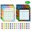 80 Pack Incentive Reward Chart for Classroom Home Behavior for Kids Students with 2400 Pieces Star Stickers
