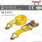 lashing woven aluminum handle ratchet tie down