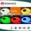 Remote control solar color changing led rope light
