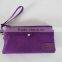 2016  purple loyal plain clutch bag women lady