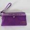 2016 Alibaba purple loyal plain clutch bag women lady