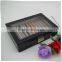 Luxury handmade storage display pu leather cardboard pen holder