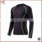 High quality long sleeve factory price sport compression shirt