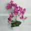 Indoor decor artificial latex flowers orchids with wholesale price