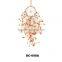 Chinese Latest Design Handmade Brown Feathers Wall Hanging Decoration Beautiful Fashion Dream Catcher With 5 Circles
