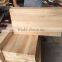 custom milled 3" thick unfinished oak wood stair treads