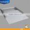 frameless slim aluminum LED lightbox with fabric printed images